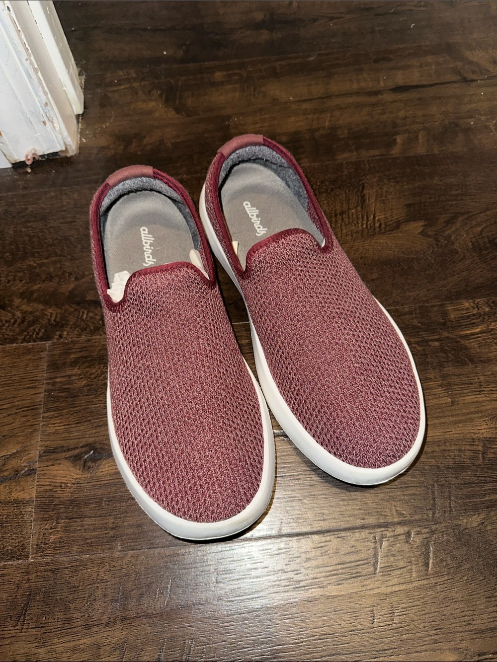 allbirds Slip-On Sneakers in Wine